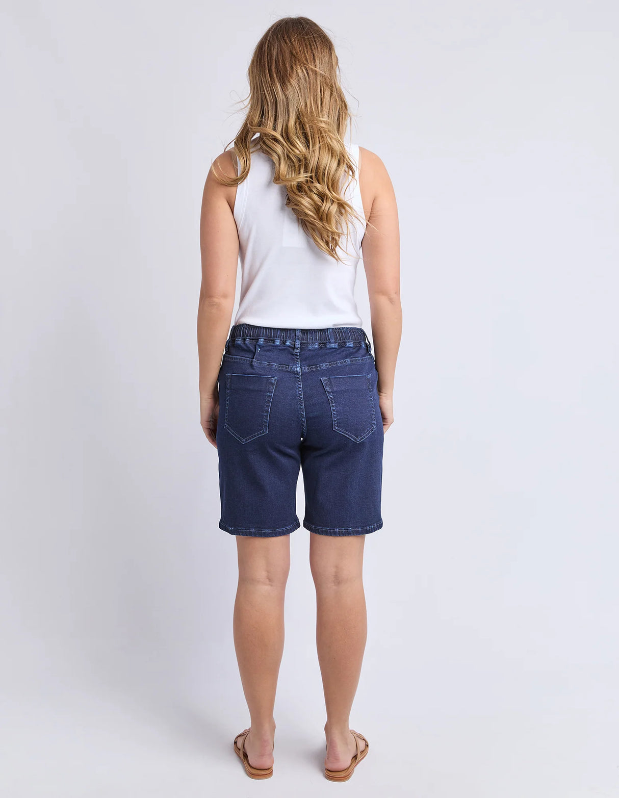 Foxwood Ladies Gabby Bermuda Short - Dark Indigo