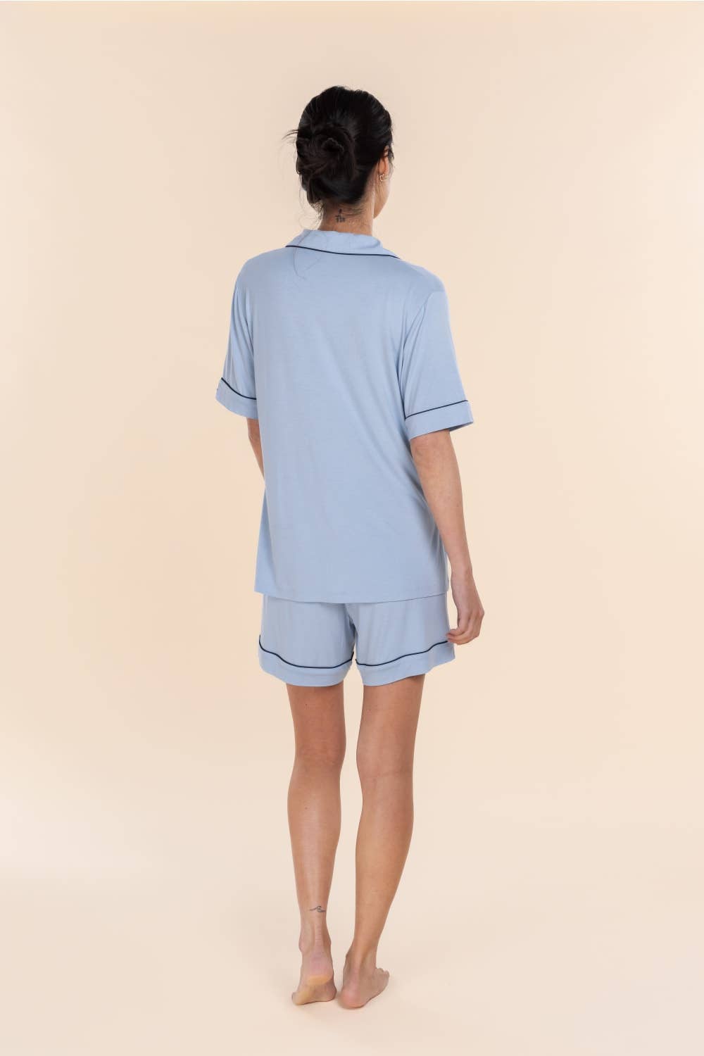 Gingerlilly Bamboo Pyjama Short Set - Sadie Blue