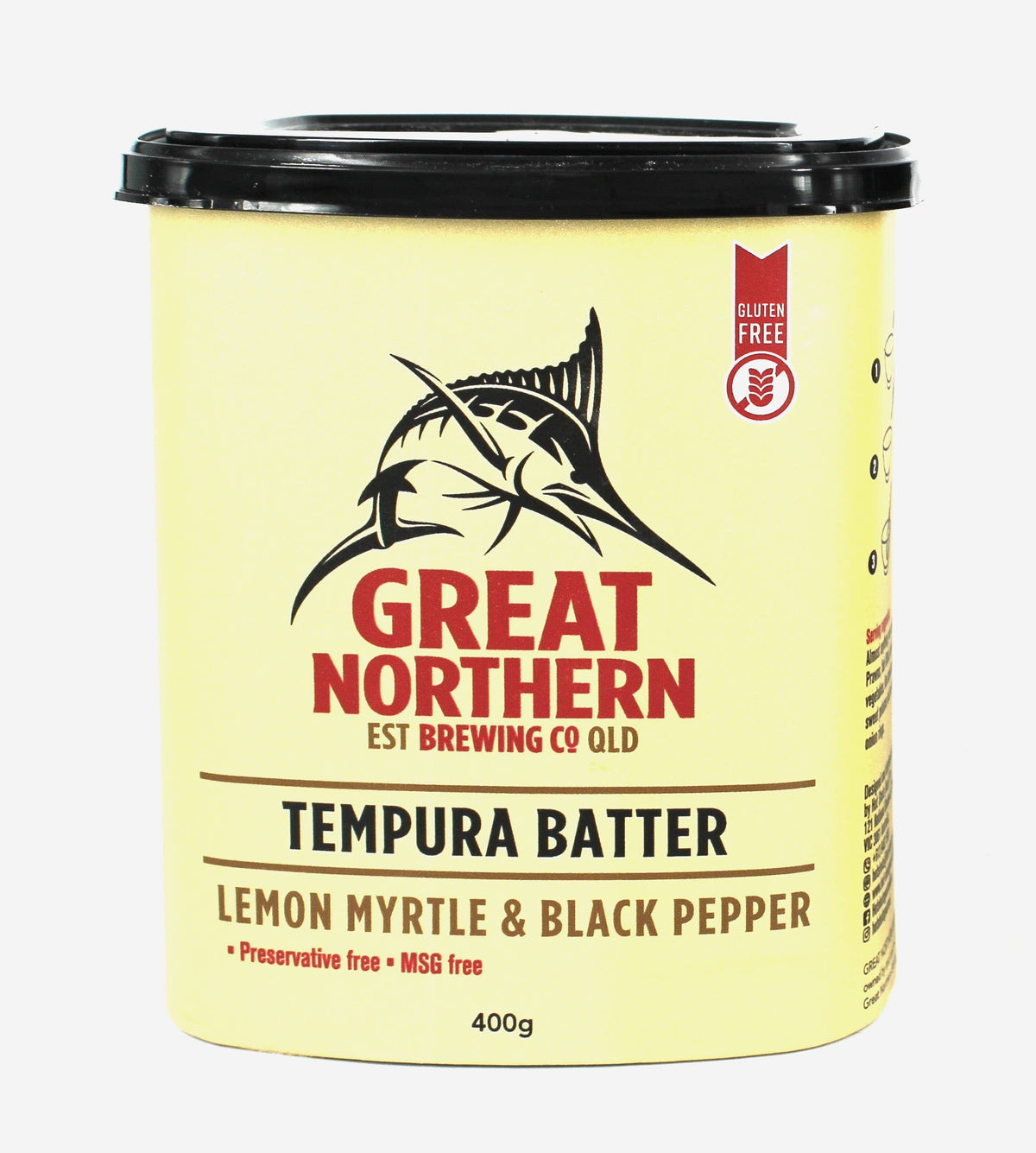 Grill Society - Great Northern Tempura Batter Lemon Myrtle & Black Pepper