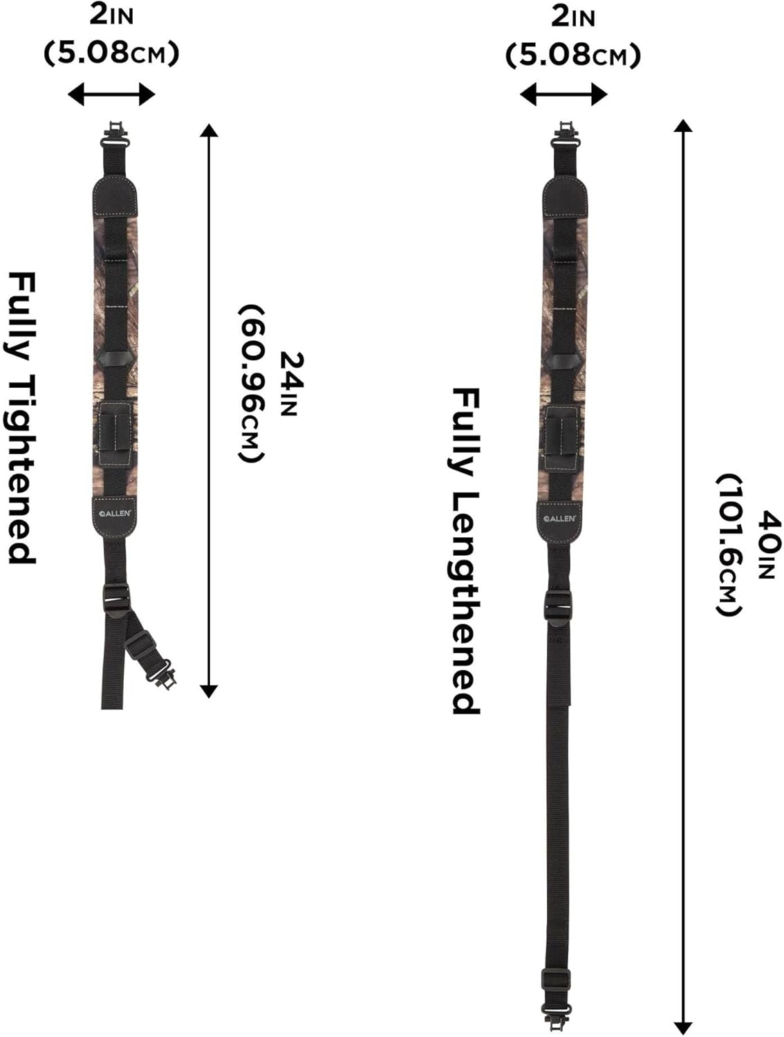 ALLEN YUKON SLING + SWIVELS CAMO