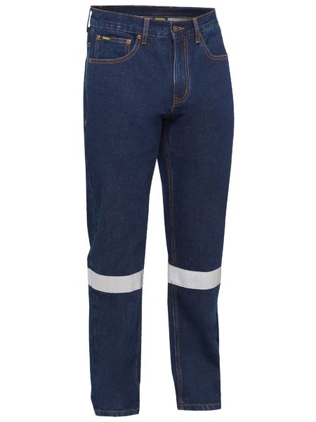 Bisley Mens BP6711T Original Stretch Denim Taped Work Jeans