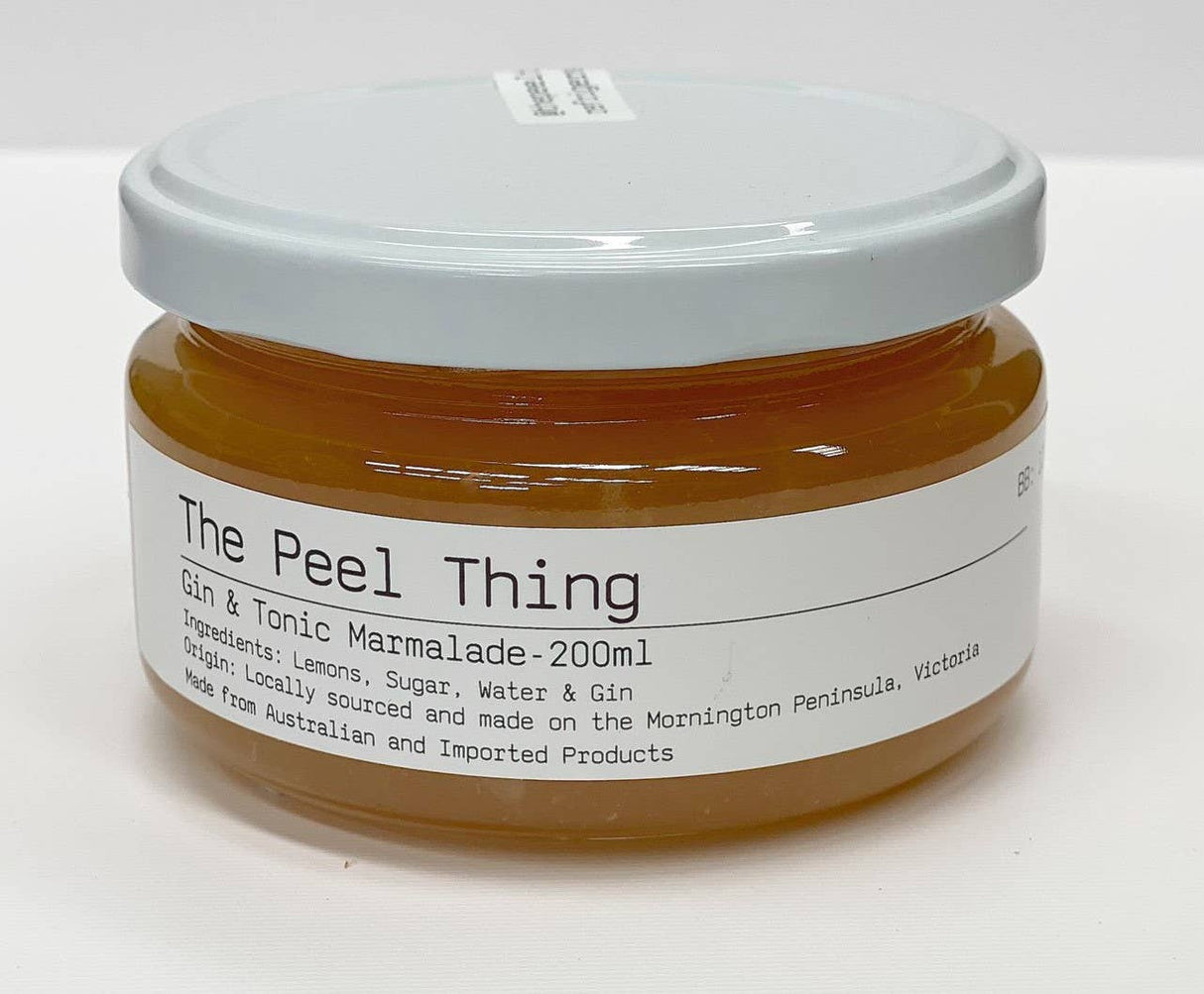 The Peel Thing Gift Size -Marmalade - Gin + Tonic + Lemon - 200ml