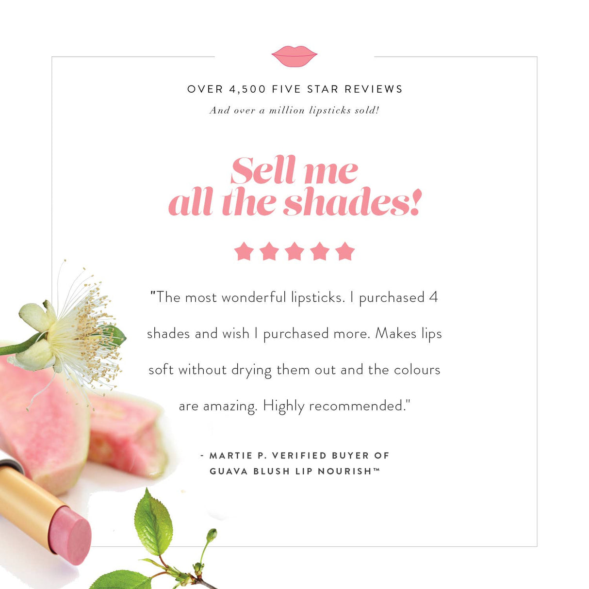 LÜK BEAUTIFOOD Lip Nourish™ Sheer Lipstick - Nude Sugar