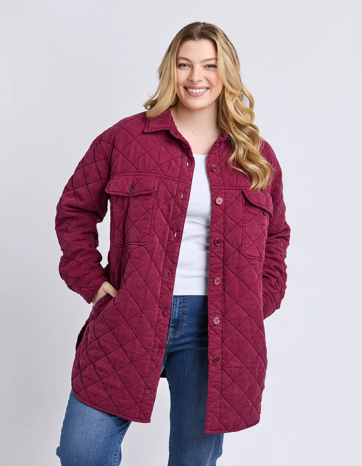 Elm Ladies Katie Quilted Shacket