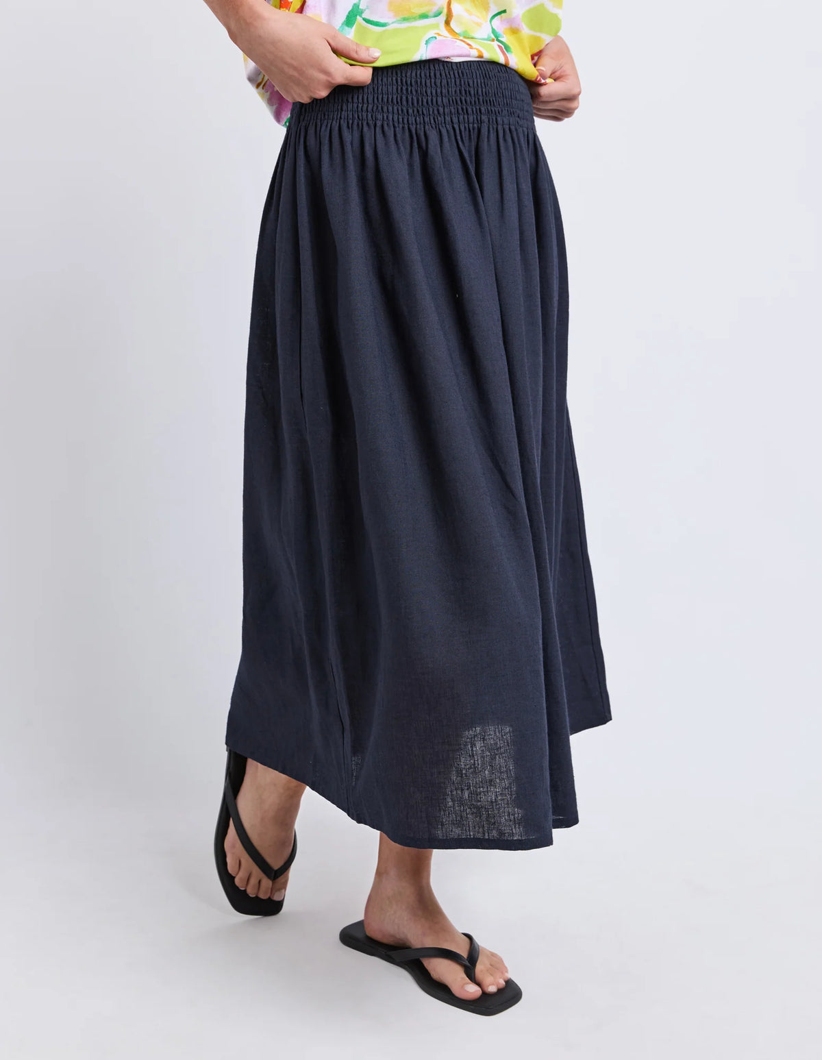 Elm Ladies Flair Shirred Skirt