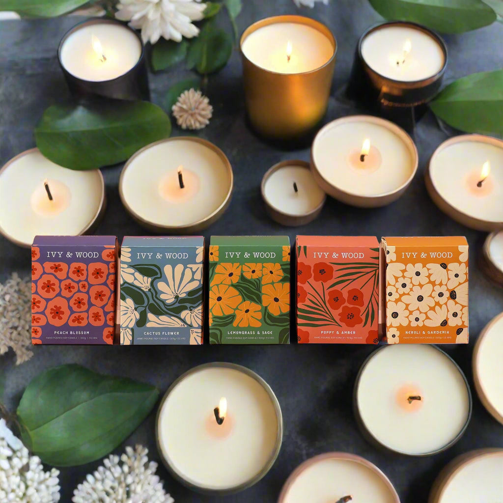 Ivy & Wood Flora Candles