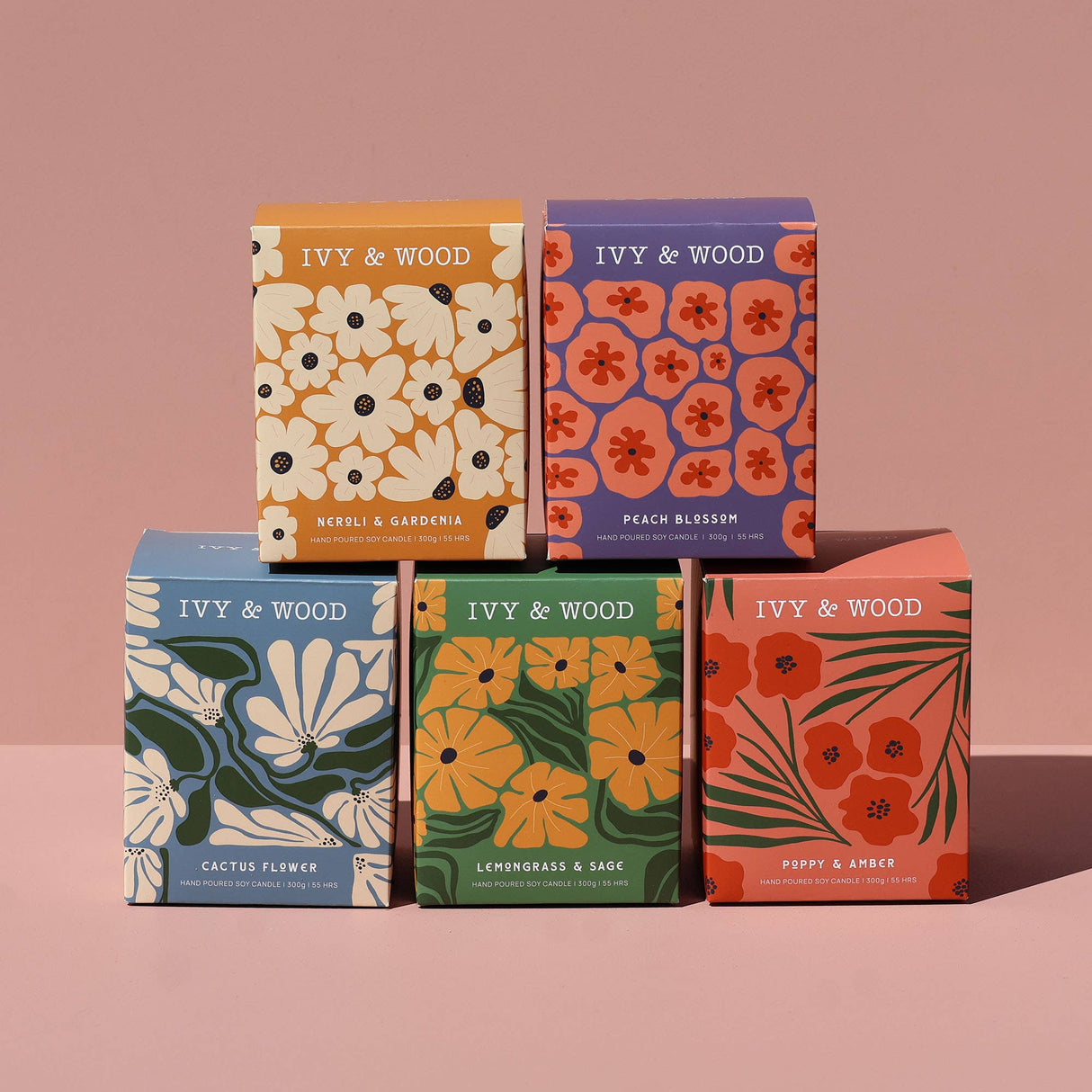 Ivy & Wood Flora Candles