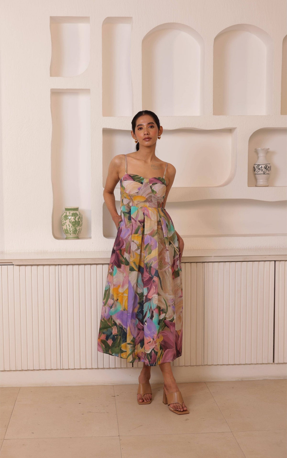thr3letter - Claire in Nissar Padded Dress