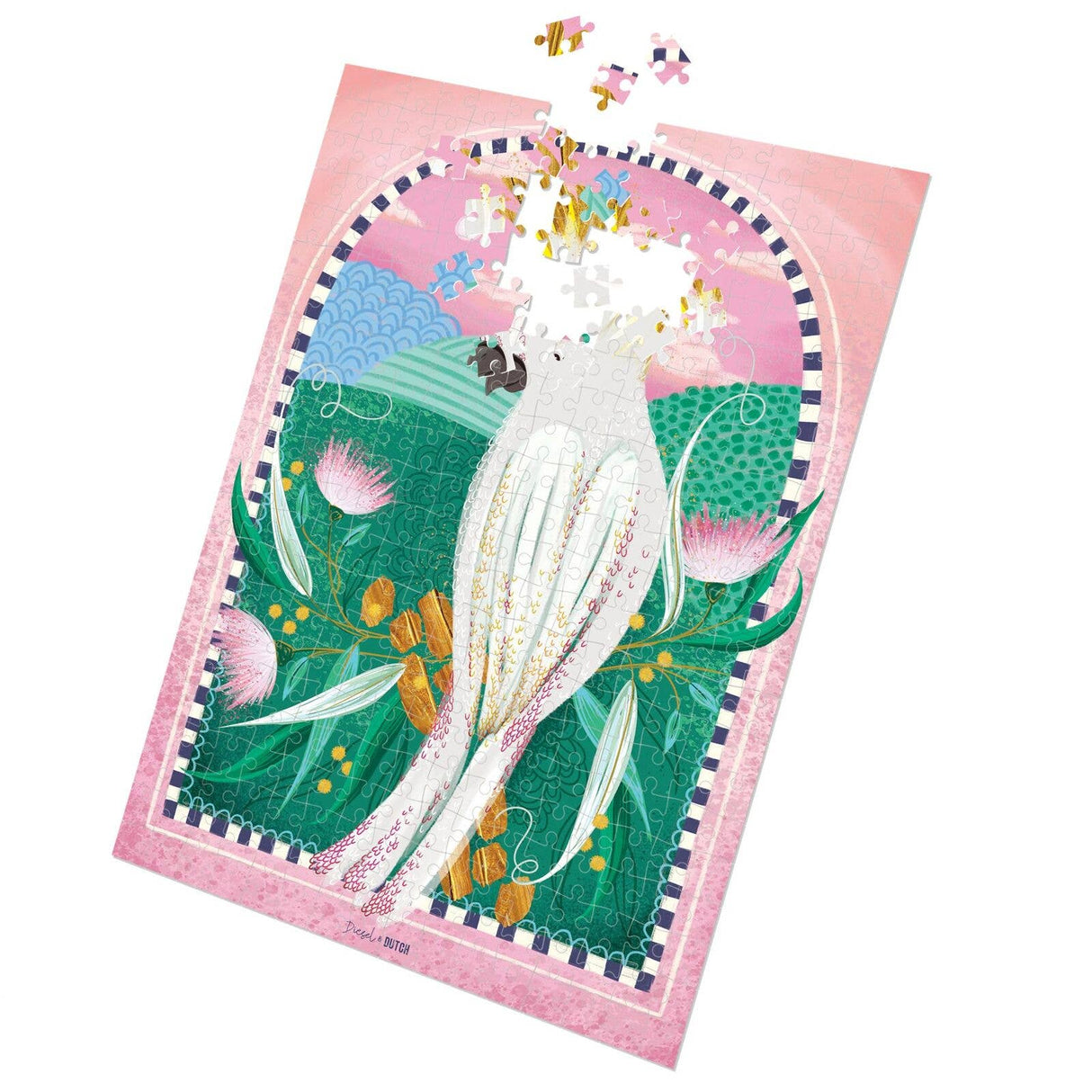 Diesel & Dutch - Cockatoo's Dusk Chorus 1000pc Wall Jigsaw Puzzle