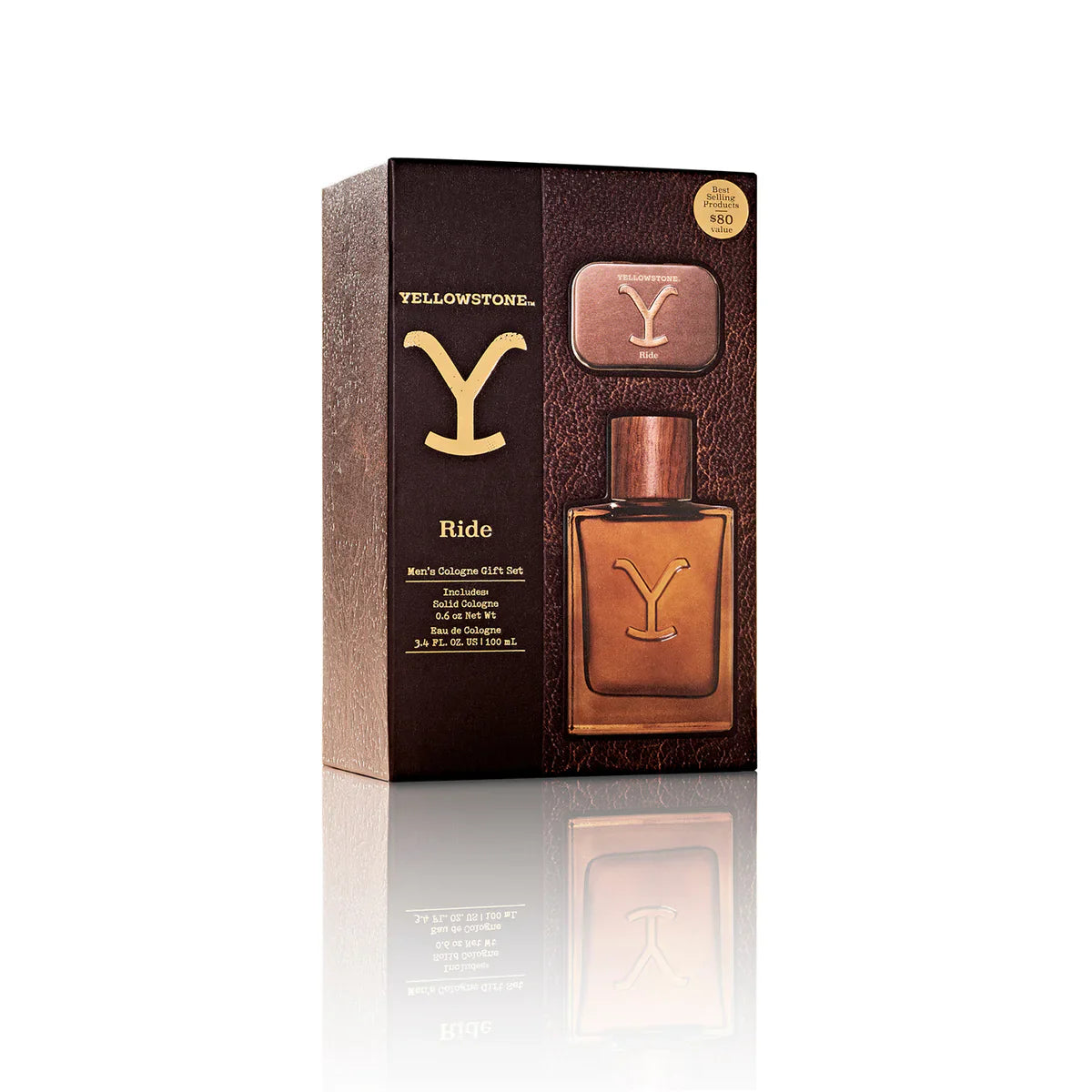 Tru Western Men's Yellowstone Ride Cologne & Solid Cologne Gift Set