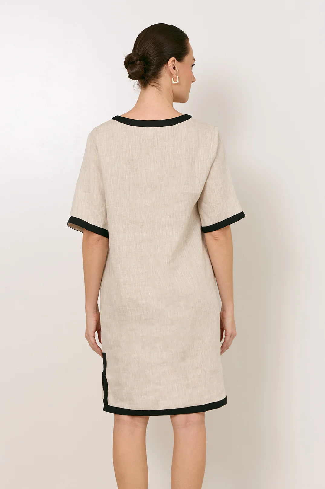 Adorne Ladies Sara Linen Short Dress