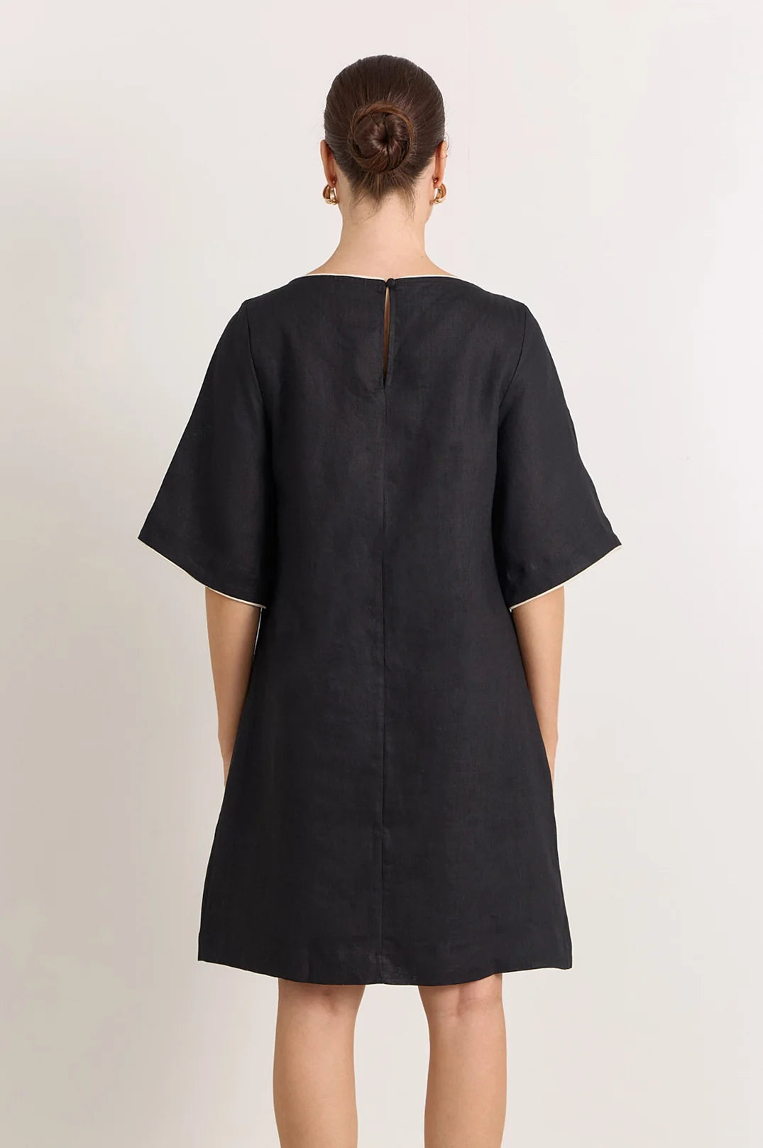 Adorne Ladies Clara Linen Short Dress