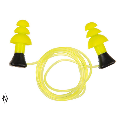 ALLEN ULTRX TETHERED SILICONE EAR PLUGS 3PK 26NRR