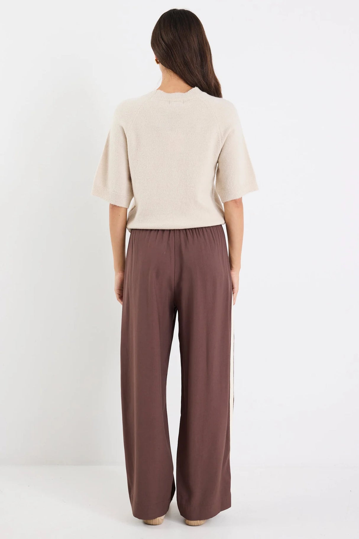 Stories Be Told Townie Stripe Side Tape Wide Leg Pants