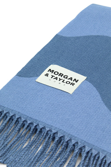 Morgan & Taylor Making Waves Throw Blanket - Navy