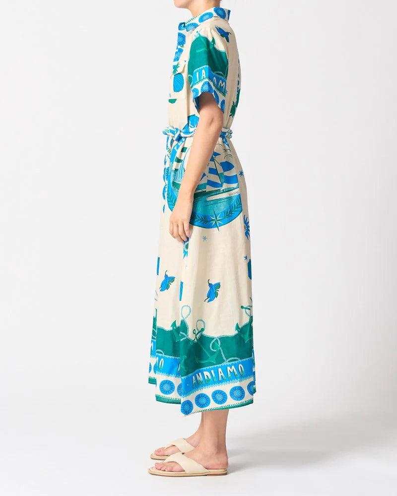 Walnut Ladies Cannes Dress - Andiamo