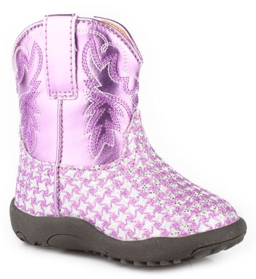 Roper Infants Cowbabies Glitter Gleam - Purple