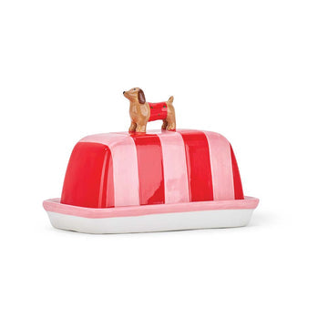 Annabel Trends Butter Dish - Dachshund