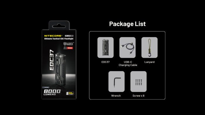 Nitecore EDC37 Flashlight : The Ultimate Tactical Gear