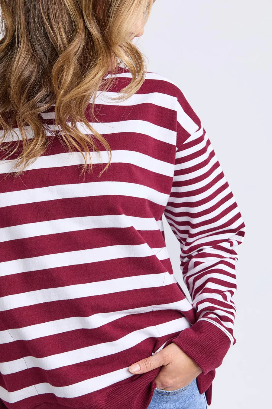 Elm Ladies All Sorts Crew - Plum