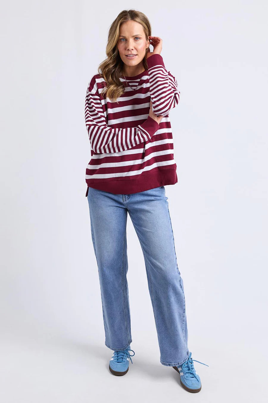 Elm Ladies All Sorts Crew - Plum