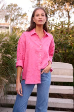 Enveloppe Linen Embroidered Shirt - Amour