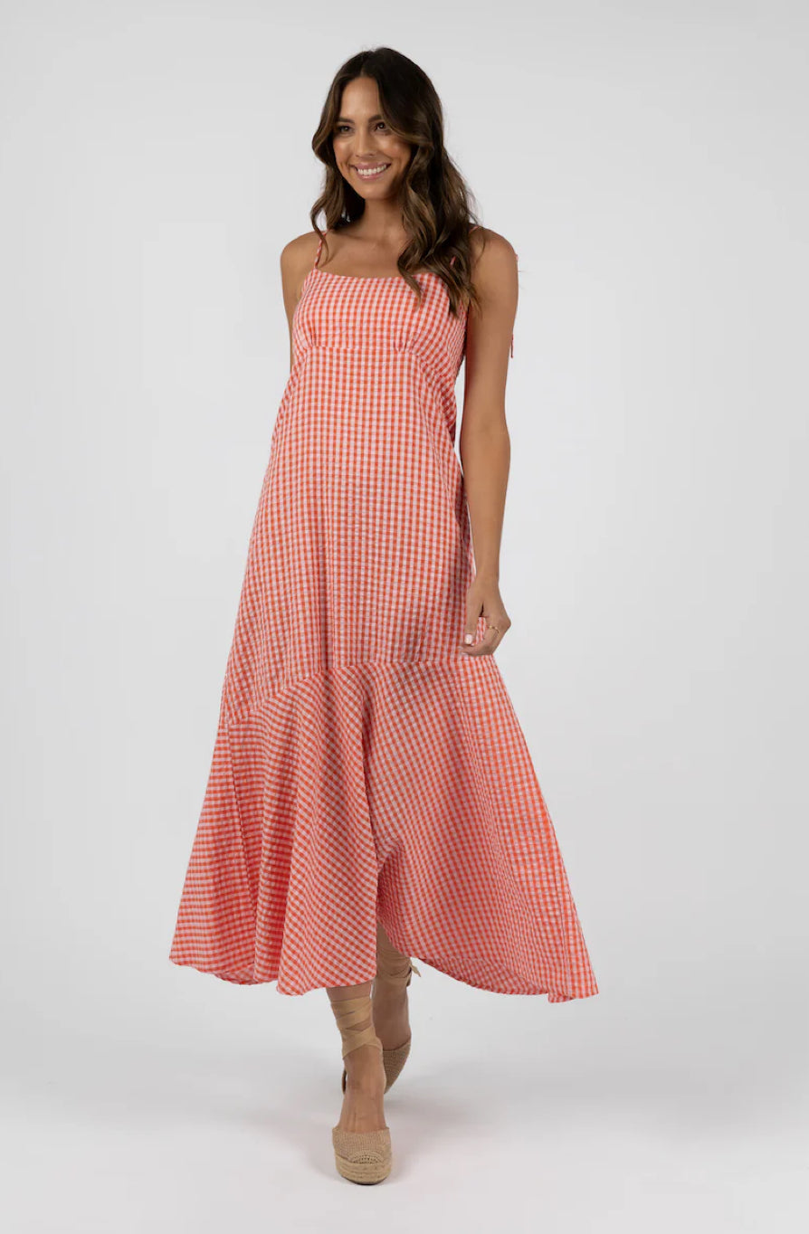 Humidity Sienna Dress in Pink/Red