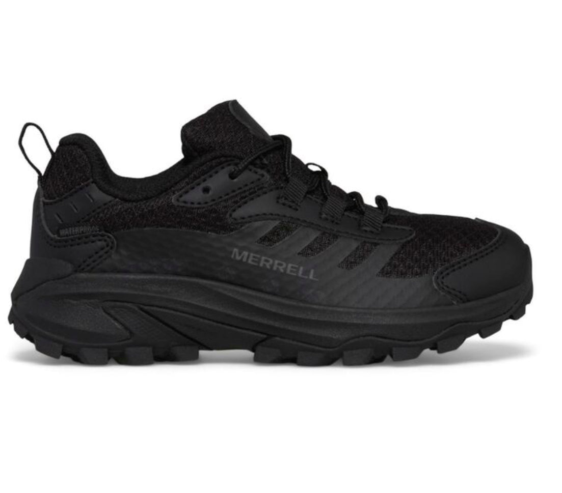 Kids Merrels MOAB Speed 2 Low WTRPF in Black
