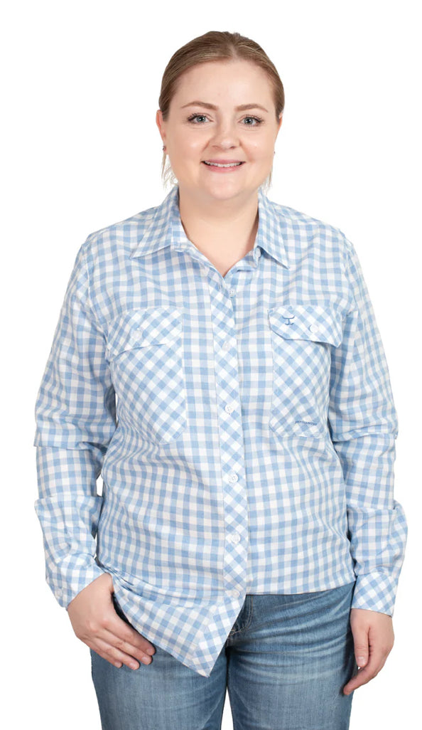 Just Country Ladies Abbey shirts in 2 colour ways.