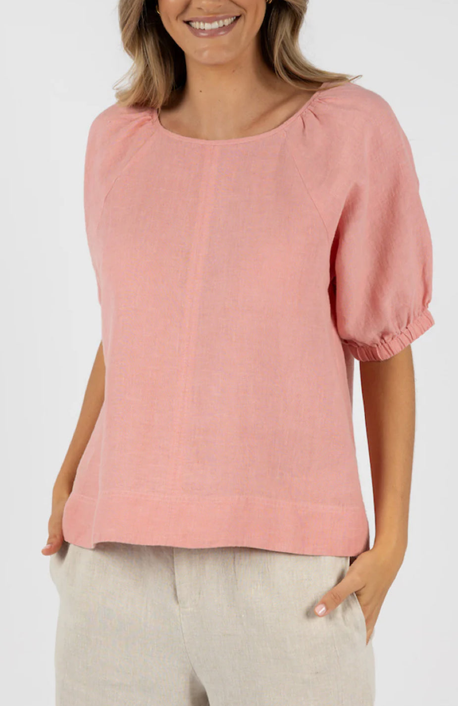 Humidity Lagoon Blouse in Blush