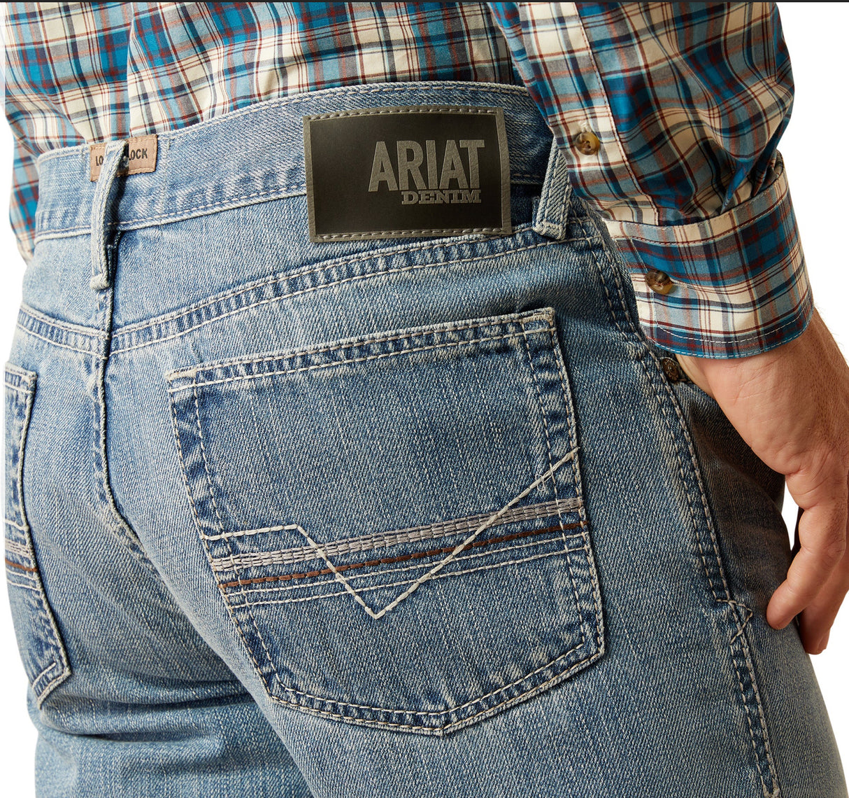 Ariat Mens M1 Vintage Straight Kelvin Toby Jeans 10053546