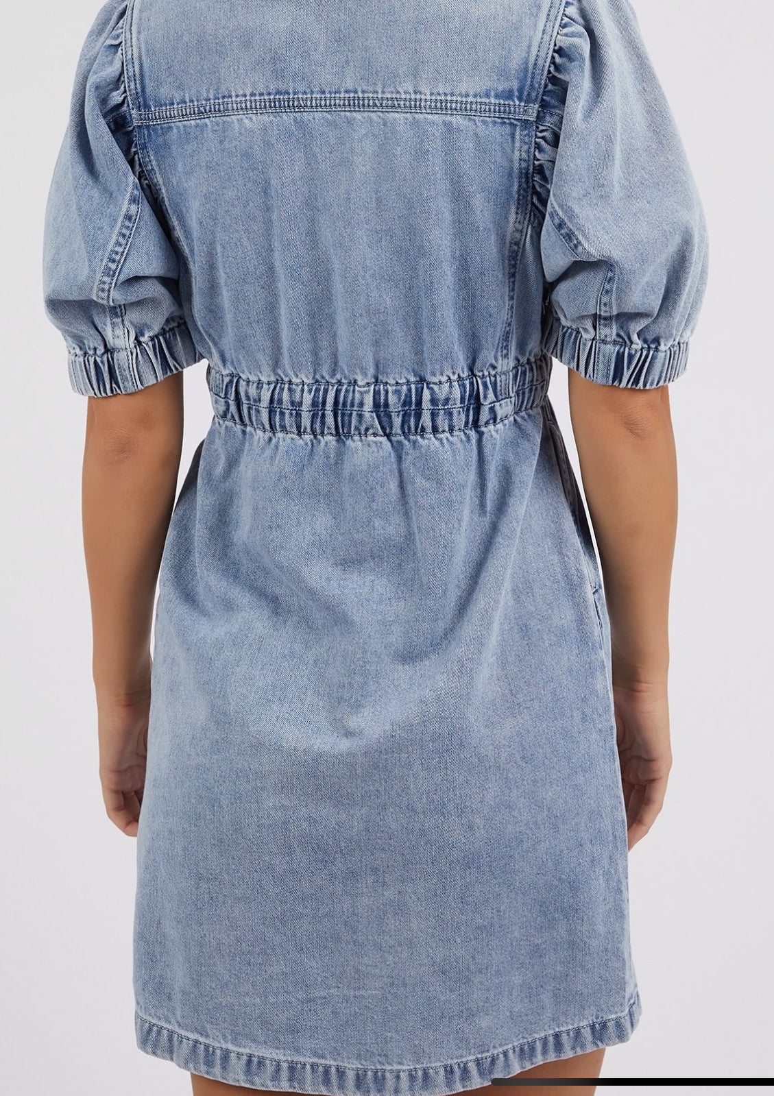 Foxwood Vivian Washed Denim Dress
