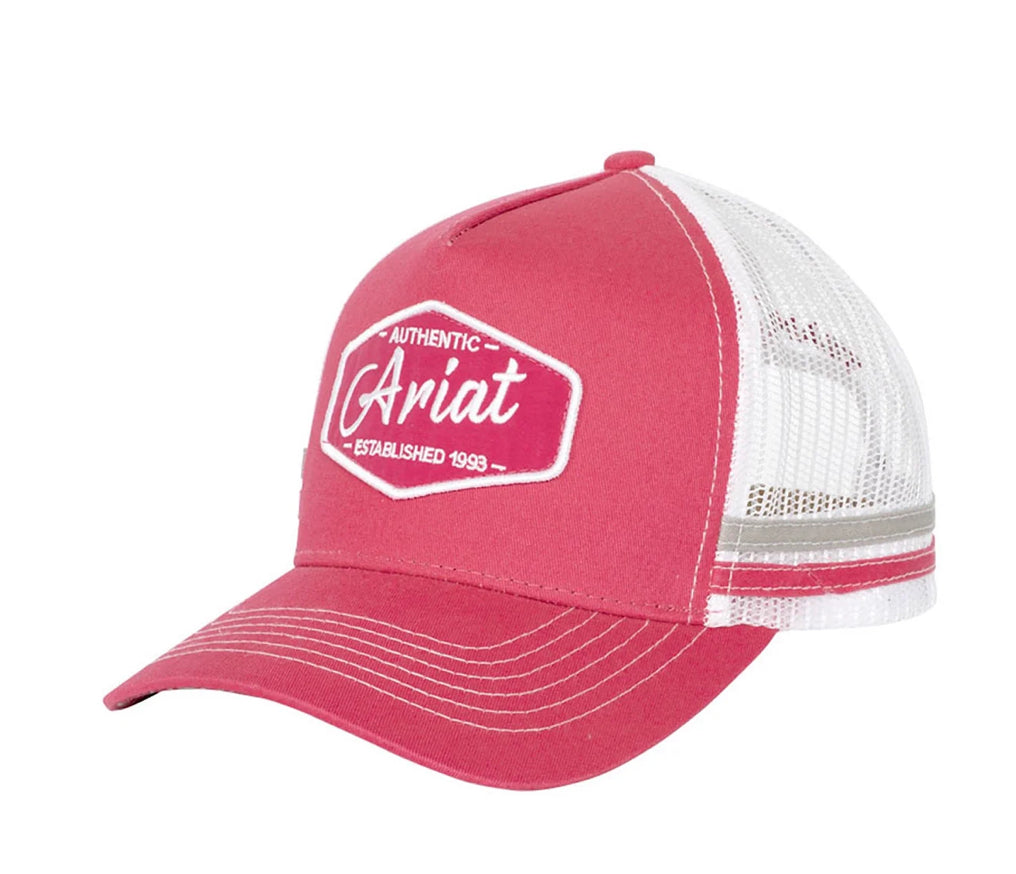 Ariat EST Patch Trucker Cap Raspberry