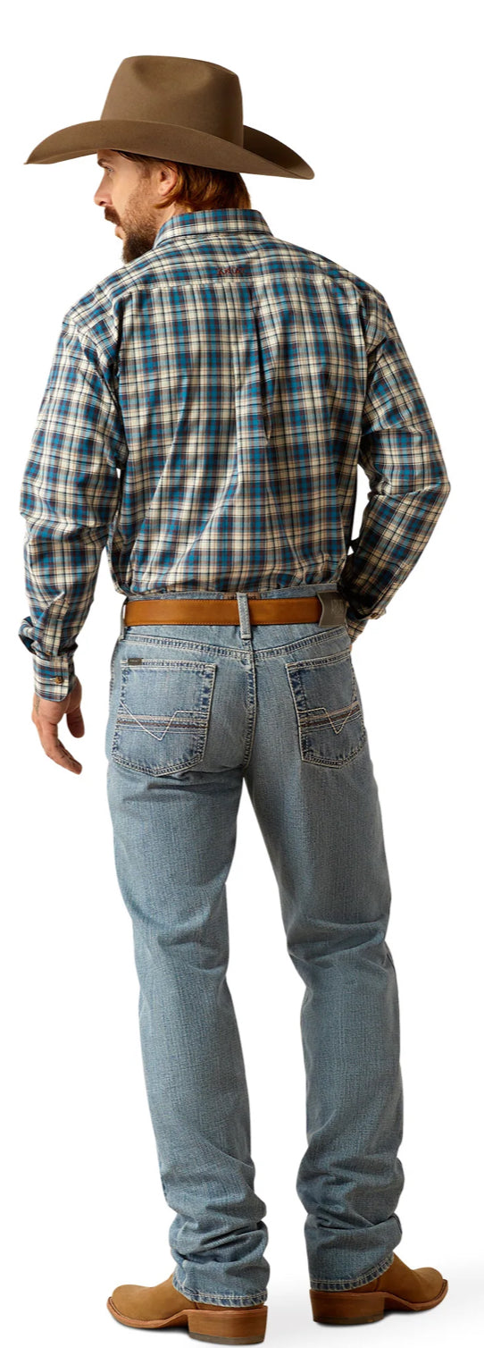 Ariat Mens M1 Vintage Straight Kelvin Toby Jeans 10053546