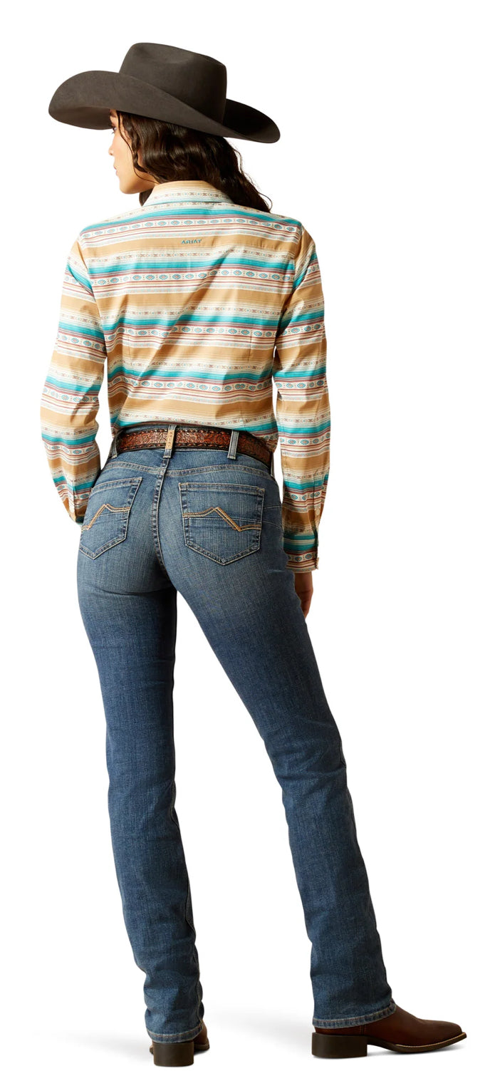 Ariat Ladies Perfect Rise Straight Leg Jeans ( Toronto 10051840 )