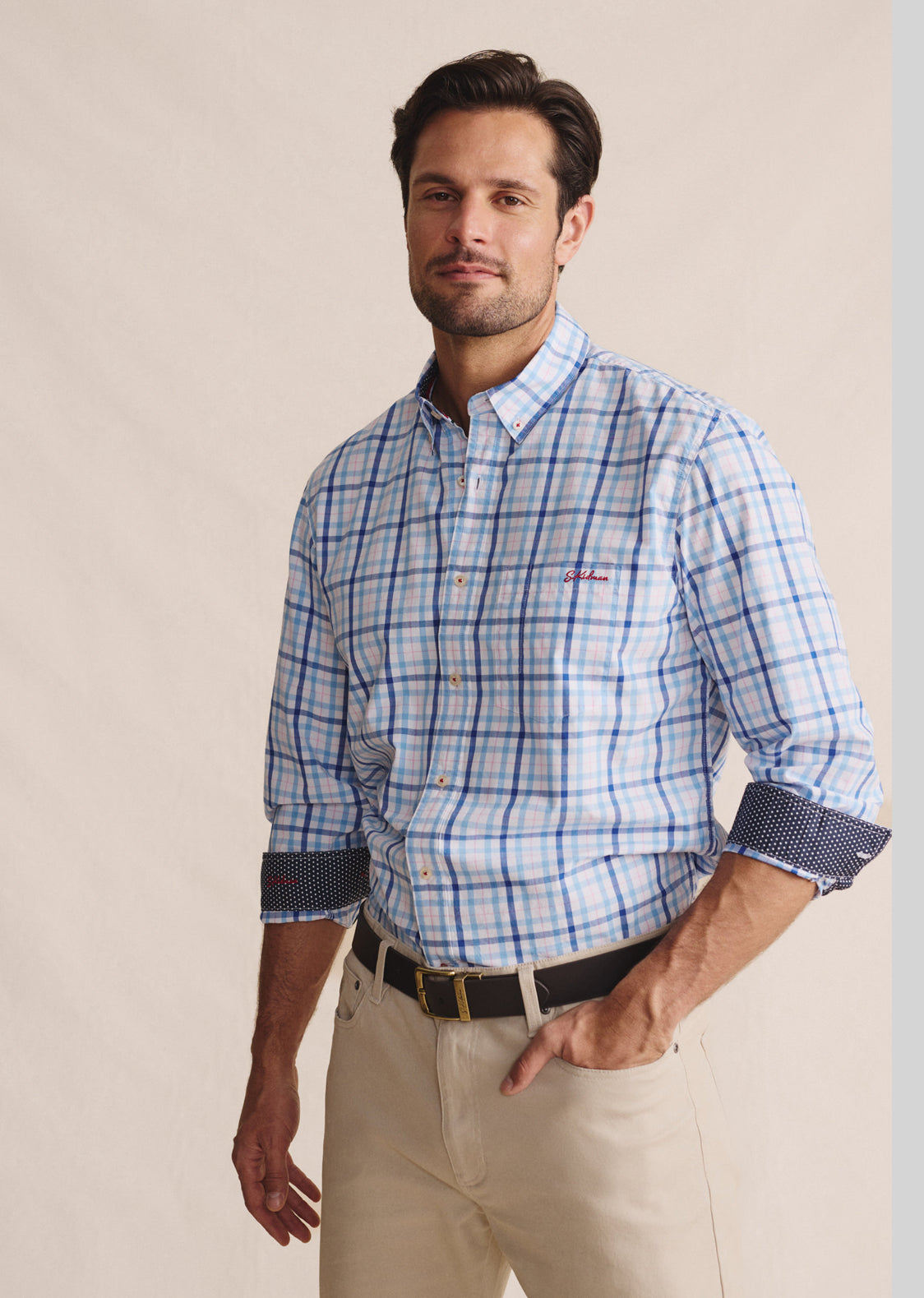 S Kidman Mens Aberdeen Long Sleeve Shirt.