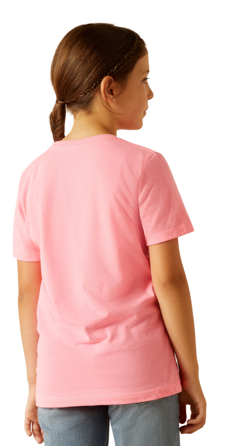Ariat Girls Floral Farm Tee