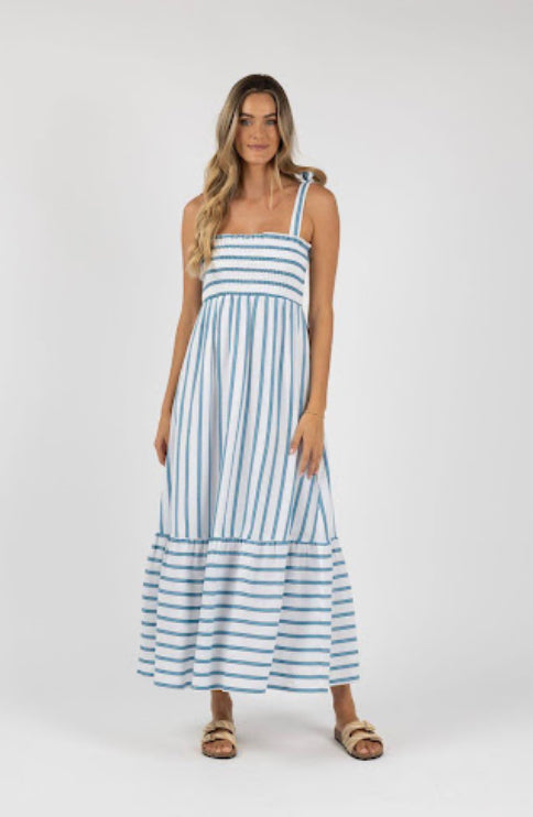 Humidity Santos Shirred Dress in 2 Colours