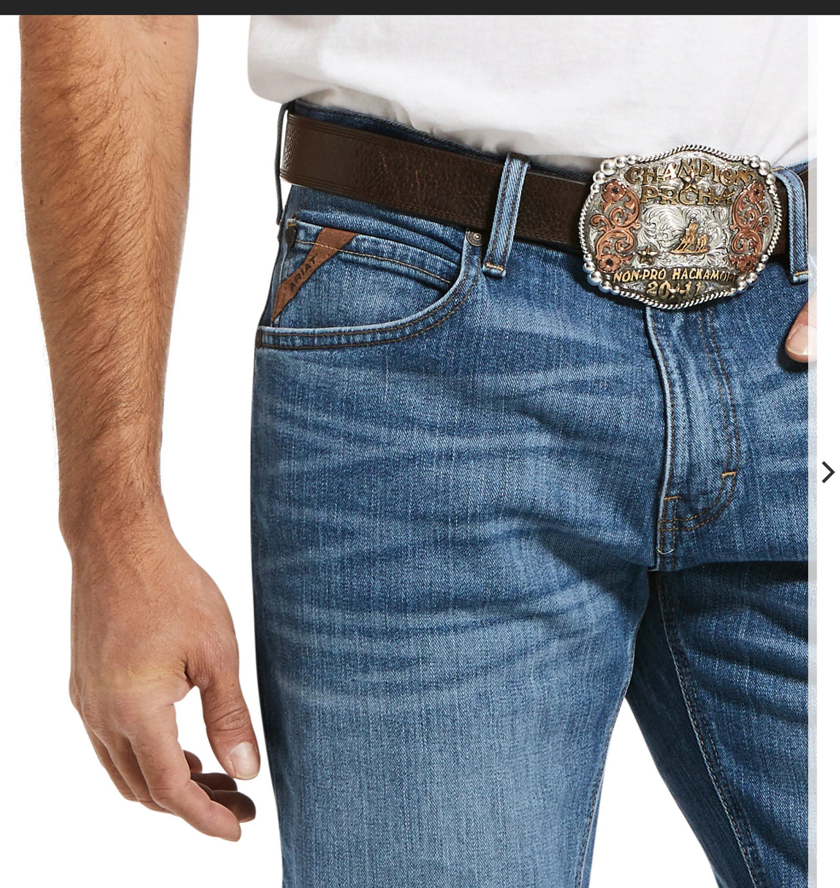 Ariat Mens M2 Stretch Relaxed Boot Cut Legacy Jeans - Brandon - 10022783