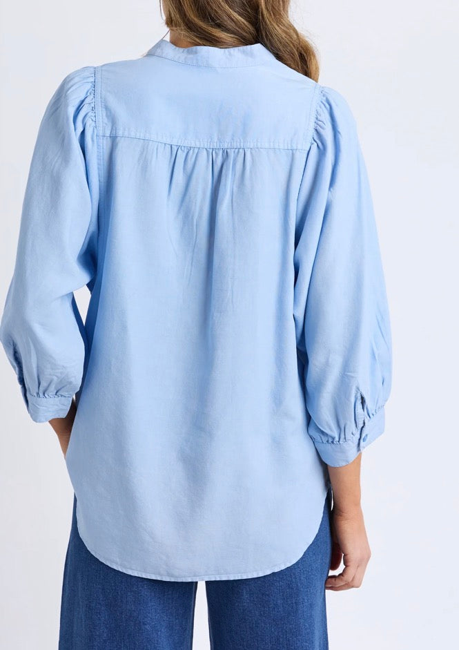 Elm Ladies Rowan Shirt in Blue