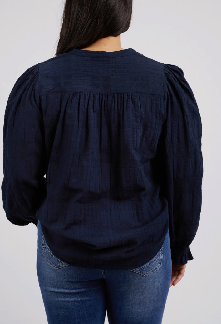 Elm Ladies Fennel Shirt in Navy