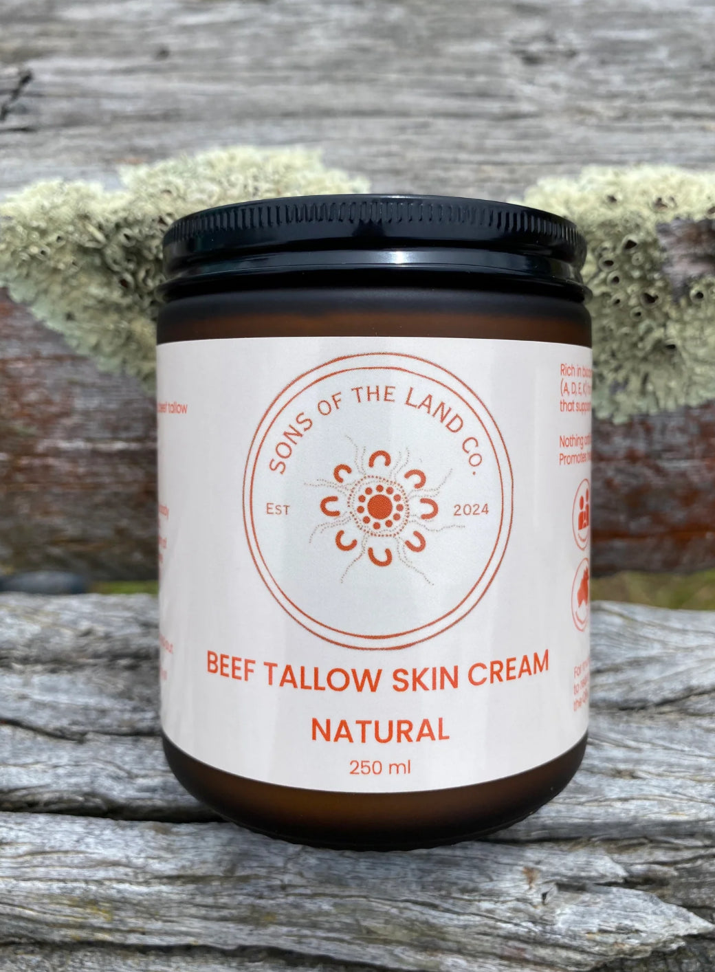 Sons Of The Land Co Beef Tallow Skin Cream.