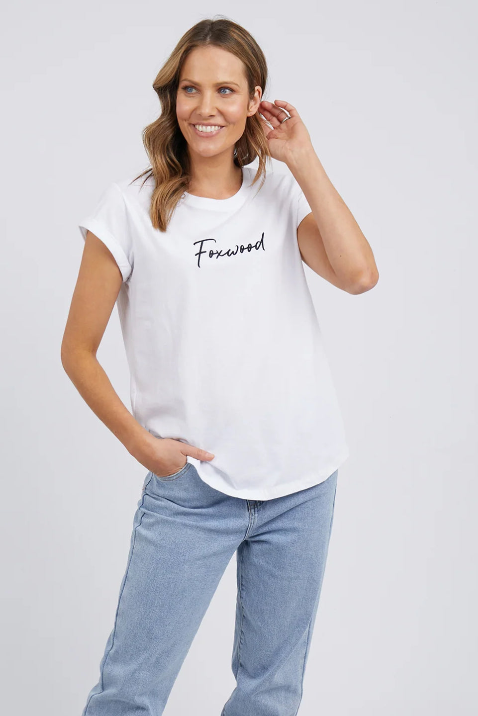 Foxwood Women’s Signature Tee in White