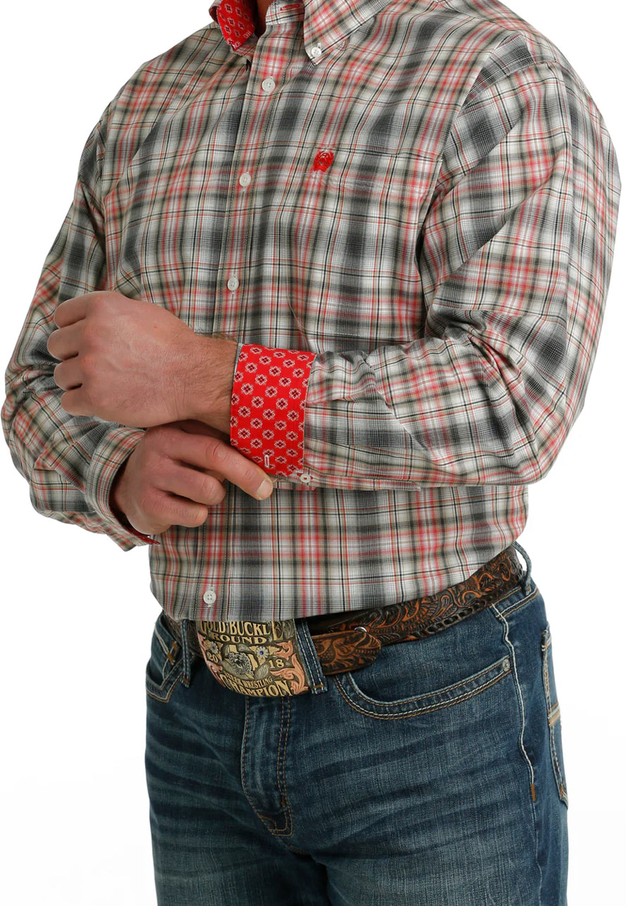 Cinch Mens Check Shirt MTW1105728