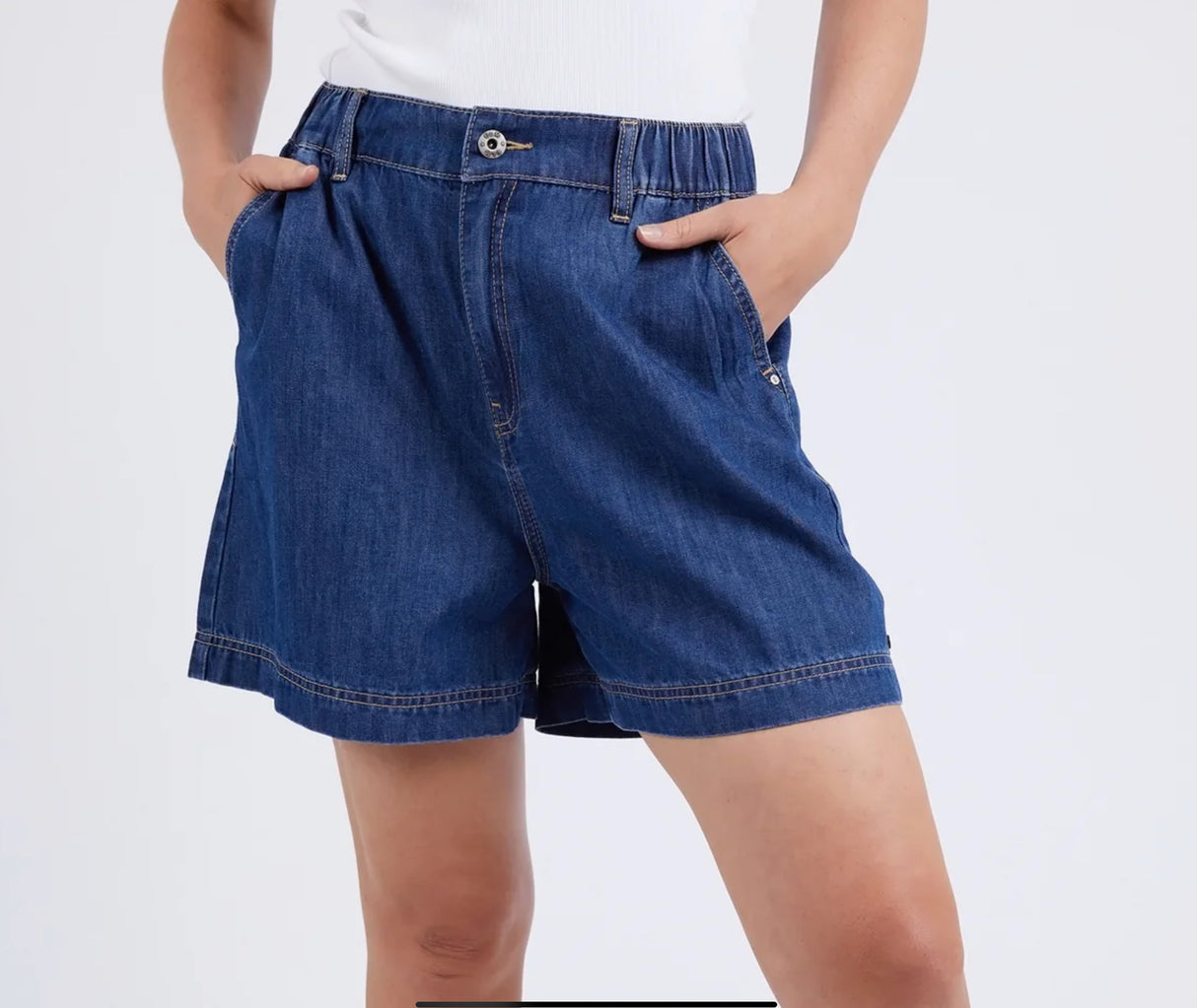 Matilda Denim Short Dark Blue