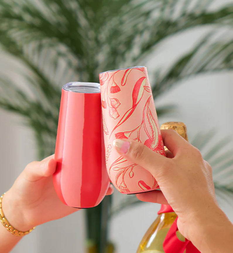 Sparkling Flute Double Walled in 2 great Patterns