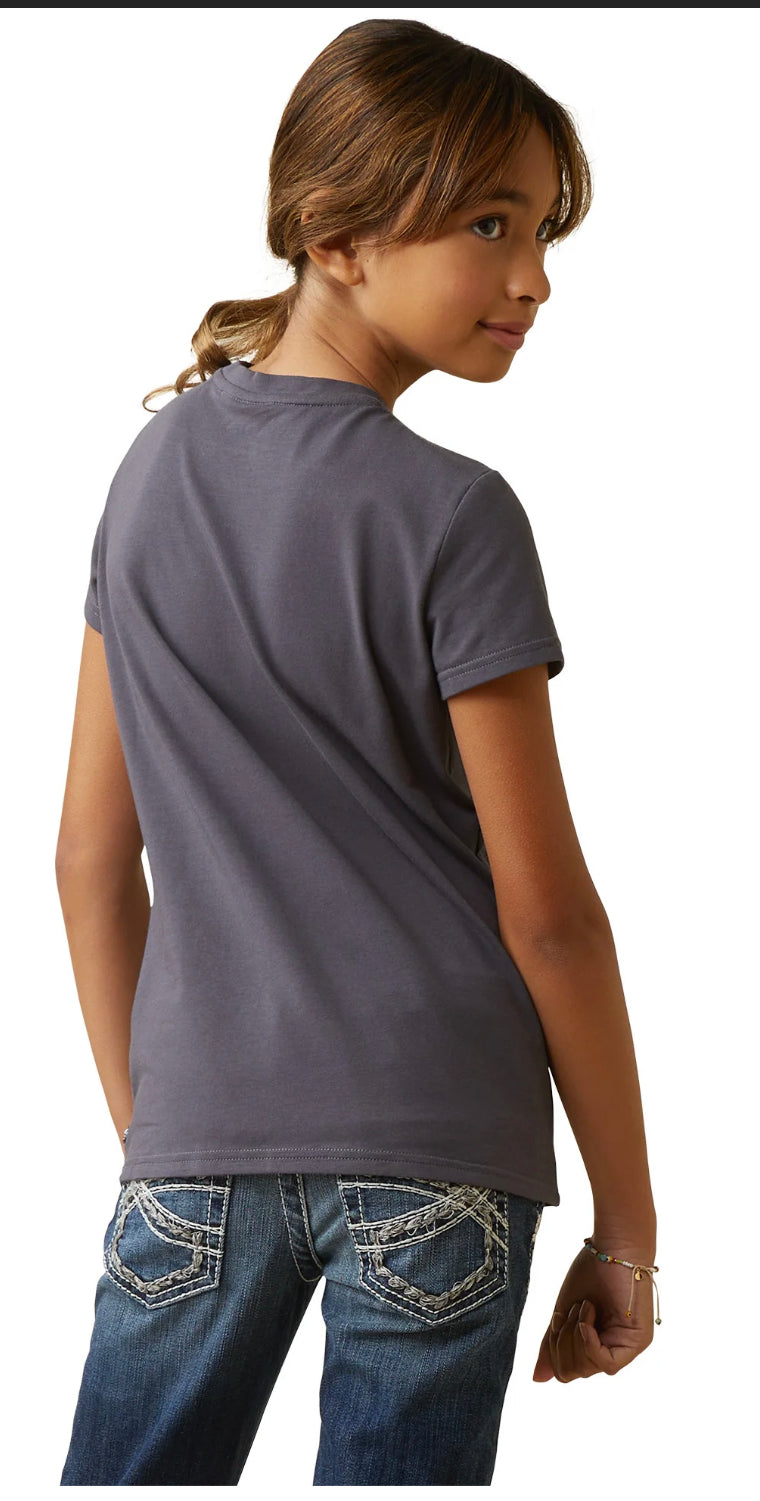 Ariat Girls Cuteness SS T-Shirt in Periscope