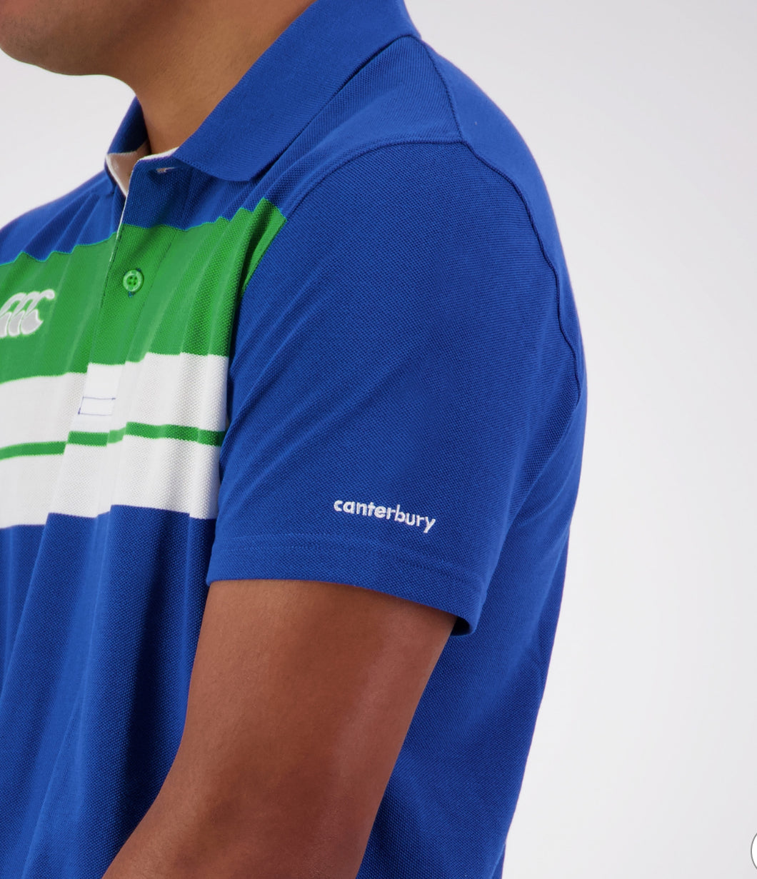 Canterbury Mens Chest Stripe Polo Shirt