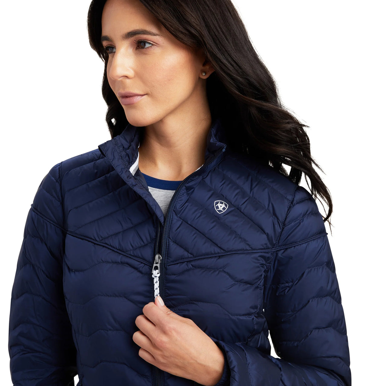 Ariat Ladies Ideal Down Jacket in Navy Eclipse 10041381