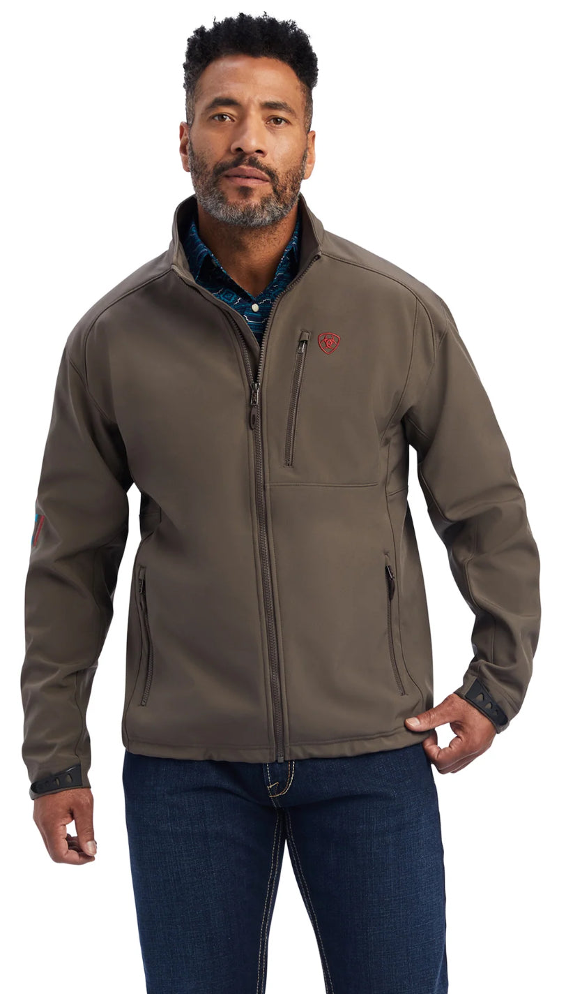 Ariat Mens Logo 2.0 Softshell Jacket Banyan Bark 10041614